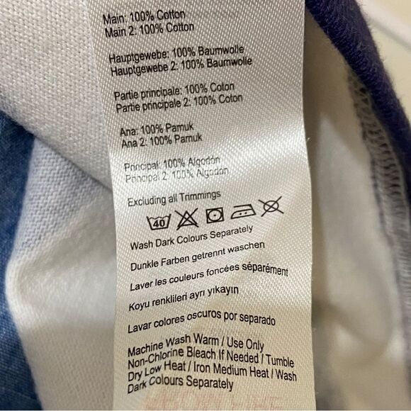 Joules Navy & White Stripe Floral Dress - Picture 6 of 6